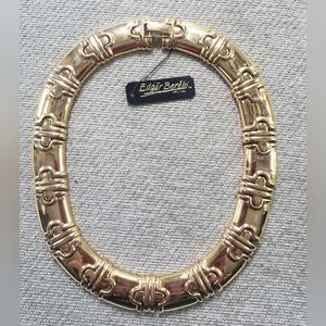 NWT Vintage 80s Edgär Berébi gold toned necklace